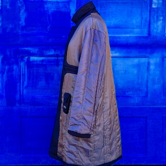 QUATTRO Men's Nylon Puffer Trench (Loaded) - Picture 6 of 16